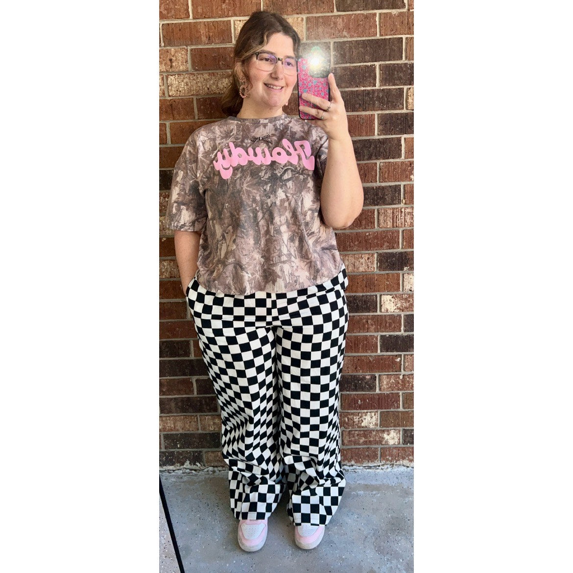 Checkered Boxer Pants