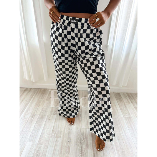 Checkered Boxer Pants