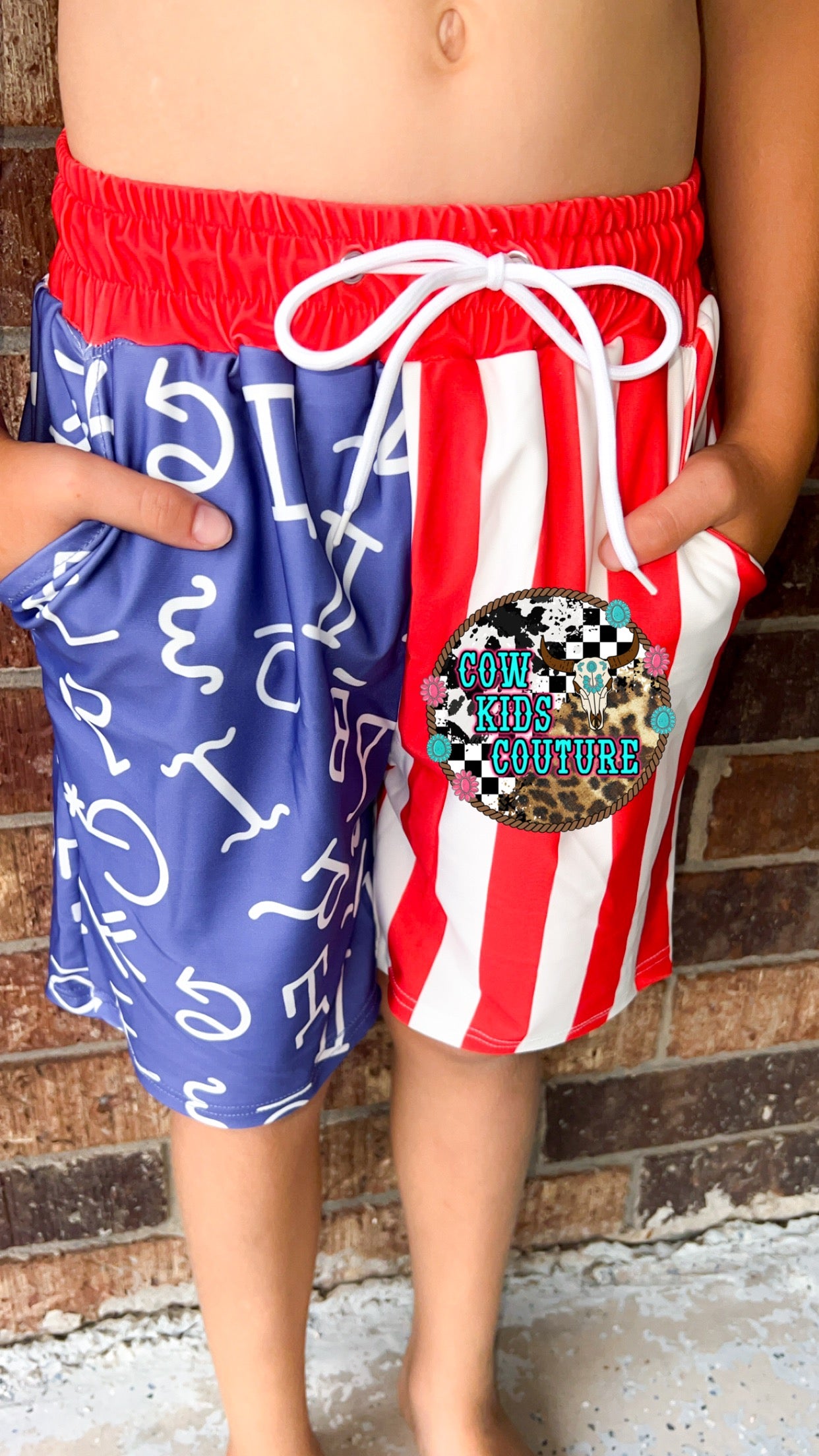 Boys 4OJ swim trunks