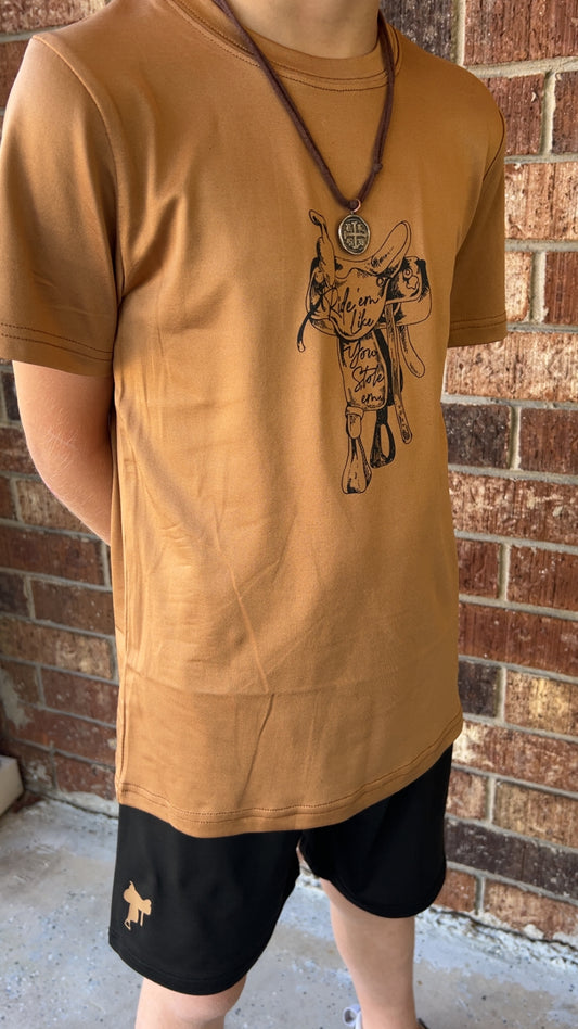 Ranchy boy's athletic shirt + short set